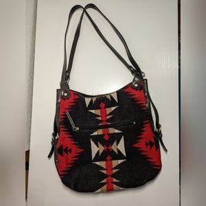 Pendleton woolen mills vintage southwestern style crossbody handbag purse